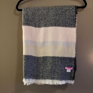 Isaac Mizrahi Striped Blanket Scarf